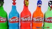 Superhero Bottles Finger Family Compilation Learn Colors Play Doh Bottles Body Paint Ice Cream Scoop