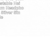 Woo Audio HPSRS Universal Adjustable Height Aluminum Headphone Stands Silver Single
