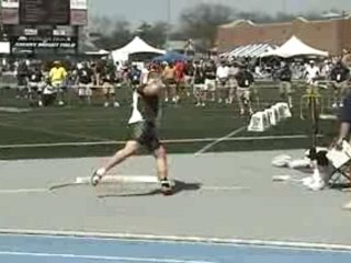 Athlé lancer poids Christian Cantwell 21,72m