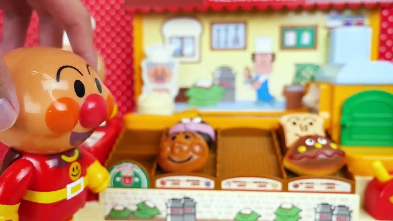 アンパンマンおもちゃ パン屋さんセットで遊ぼう