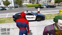 Joker Polis Oldu Örümcek Adamla Ferrari Polis Arabası Çizgi Film Gibi Yeni Bölüm