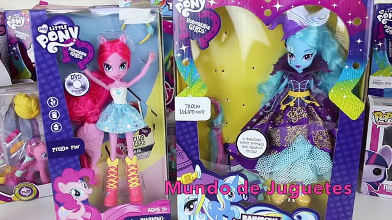 Muñecas My Little Pony Equestria Girls Pinkie Pie y Trixie LulamoonJugutes de MLP
