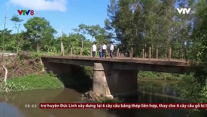 Quảng Trị- Mất an toàn trên những cây cầu cũ xây hơn 40 năm - VTV.VN