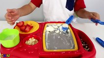 Making Ice Cream With Magic Tray Fun DIY Yummy Kids Ice Cream Maker Ckn Toys