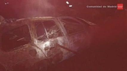 Dos personas mueren calcinadas en un accidente en Guadalix de la Sierra