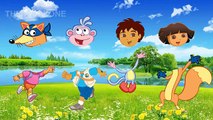 Wrong Heads Dora The Explorer And Friends Finger Family Song Nursery Rhymes For Kids And Toddler