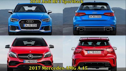 2018 Audi RS3 Sportback vs 2017 Mercedes AMG A45-295c3pYiTdU