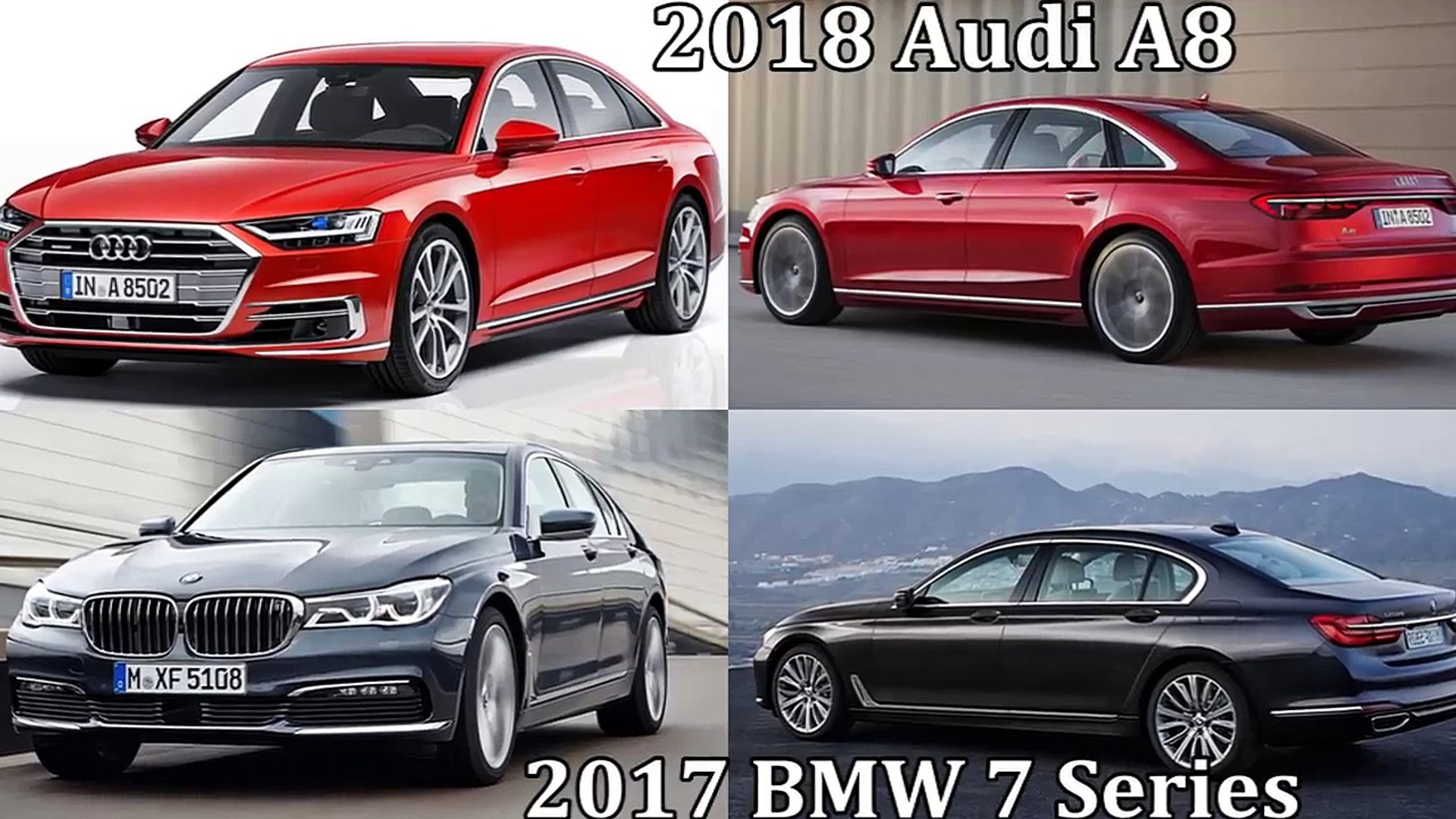 18 Audi A8 Vs 17 Bmw 7 Series Driving And Interior Xlfrqdycrl0 Video Dailymotion