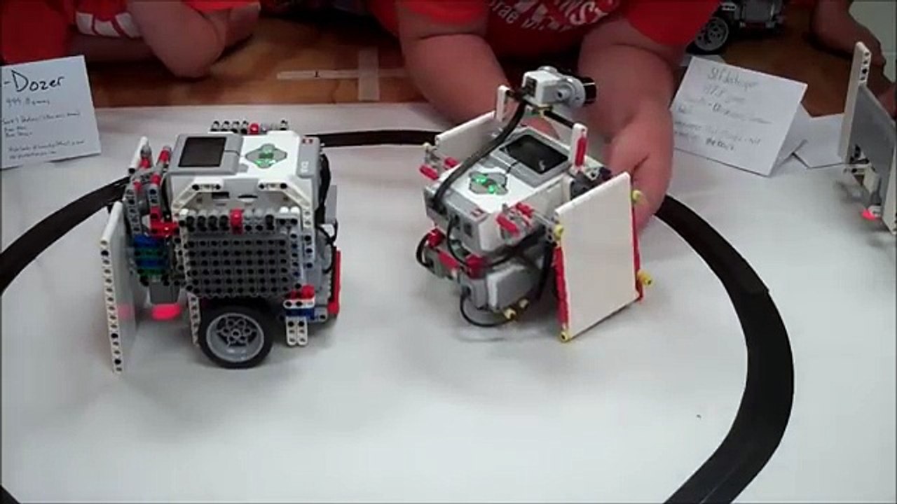 Lego EV3 Robot Sumo Wrestling BattleBots Challenge