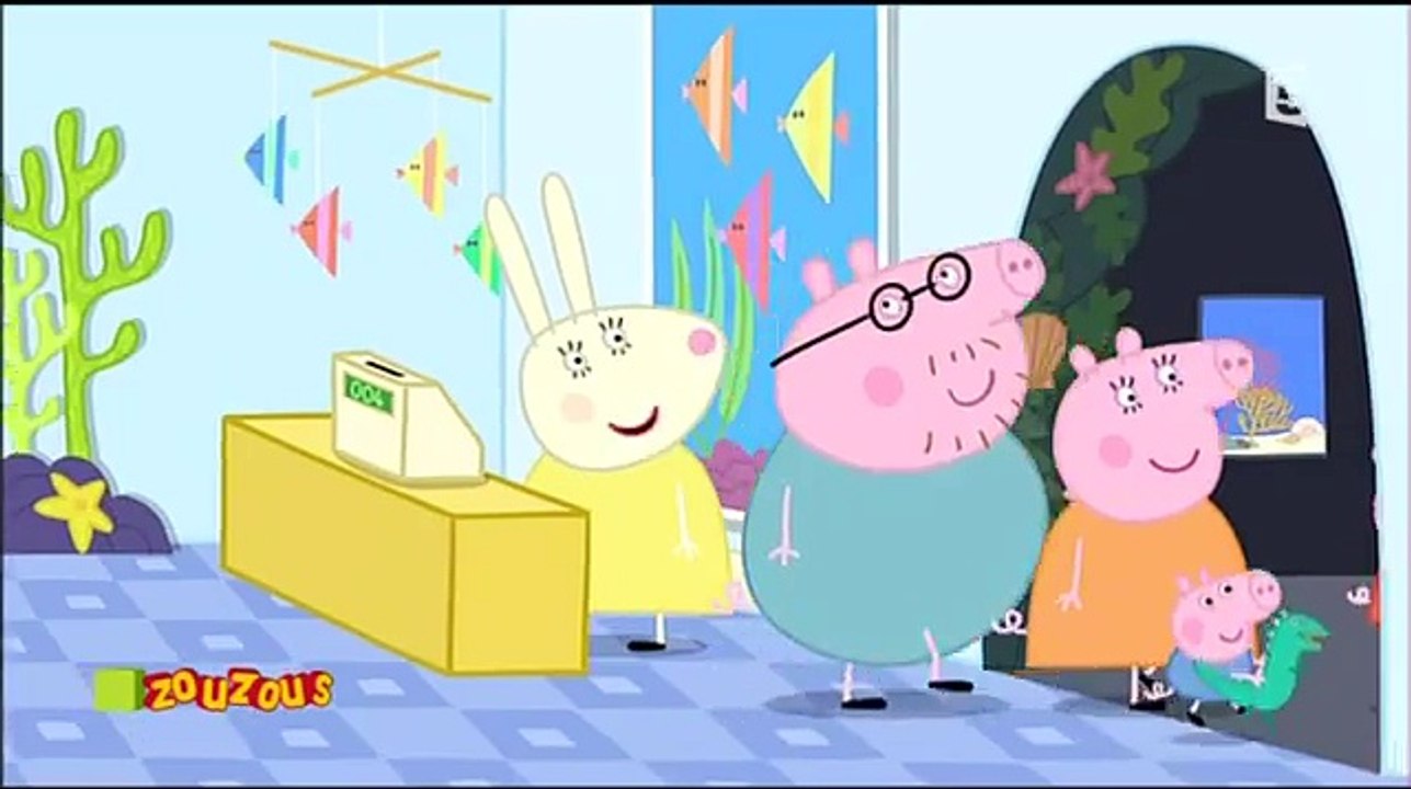 Peppa Pig S4E31 Le grand aquarium