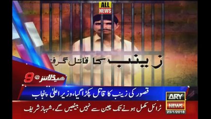 Ary News Headlines 09 PM | 23 January 2018