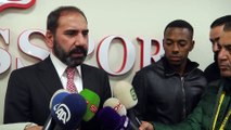 Robinho'nun imza töreni -  Sivasspor Kulübü Başkanı Otyakmaz ve Robinho - SİVAS