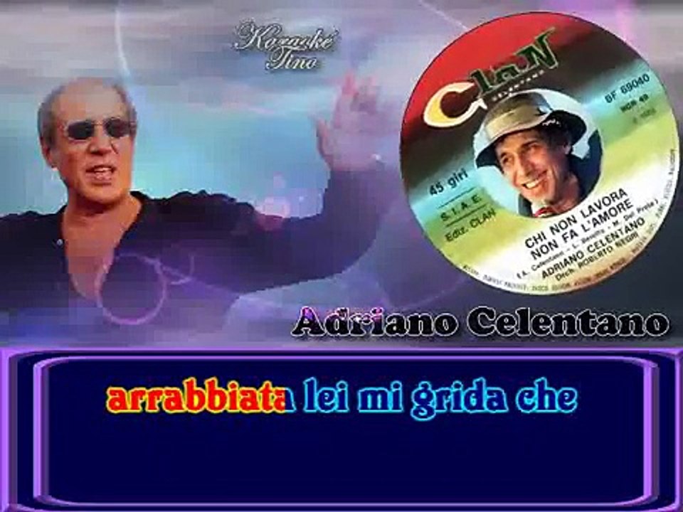 Adriano Celentano - Chi non lavora non fa l'amore KARAOKE / INSTRUMENTAL