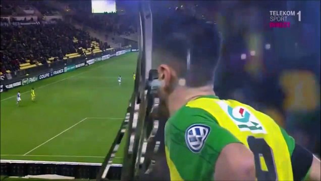 1-3 Adrien Thomasson Goal France Coupe de France Round 10 - 23.01.2018 FC Nantes 1-3 AJ Auxerre