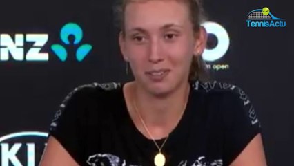 Open d'Australie 2018 - Elise Mertens : "Caroline Wozniacki ? Y a pas de stress pour moi, c'est une demie"