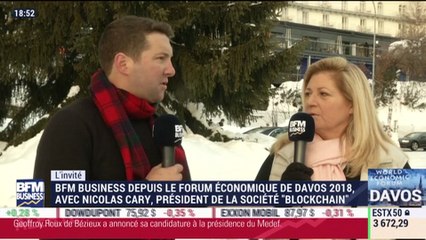 Nicolas Cary: Le transfert d'argent via la technologie Blockchain se fait "instantanément et presque gratuit" - 23/01
