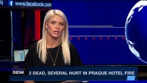 i24NEWS DESK | 2 dead, several hurt in Prague hotel fire | Saturday, January 20th 2018