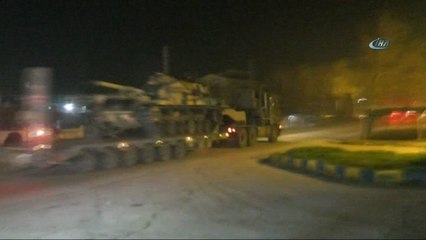 Suriye sınırına askeri sevkiyat