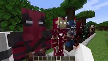 Minecraft SuperHero Mod - Captain America, Iron Man, Flash & Batman (Mod Showcase)