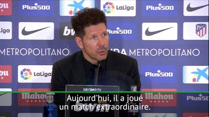 20e j. - Simeone : "Je ne suis pas dans la tête de Griezmann"