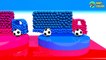 Learn Colors With 3d Truck Cars shape and Soccer Balls For Kids Toddlers