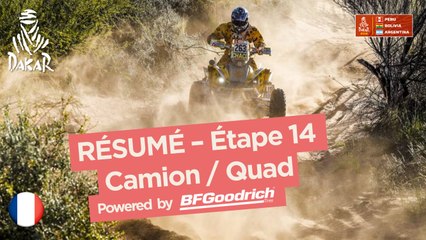 Résumé - Camion/Quad - Étape 14 (Córdoba / Córdoba) - Dakar 2018