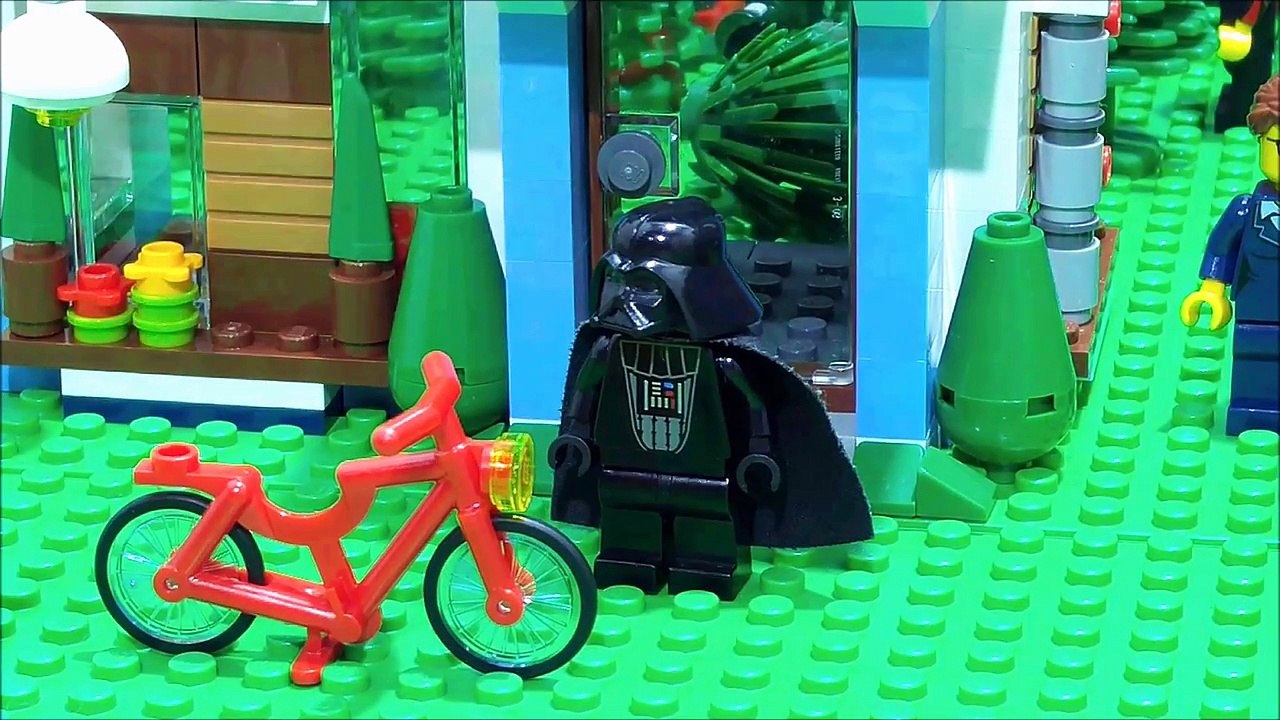自転車に乗るダース・ベイダー1【LEGOストップモーション】