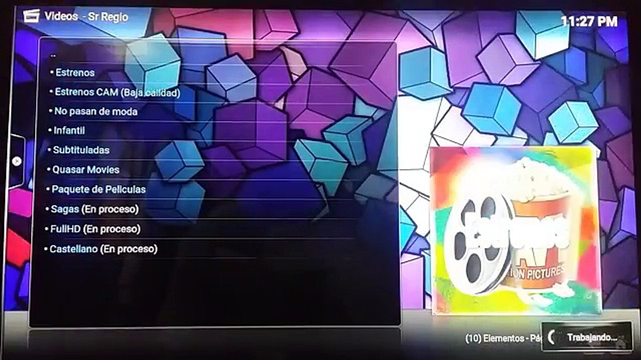 Sr Regio addon, La mejor Tv, Pelís y Series en tu Kodi Android