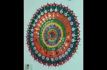 Wall Decor  - From Scratch to Complete Creation of Wall Decor with Mirror Work