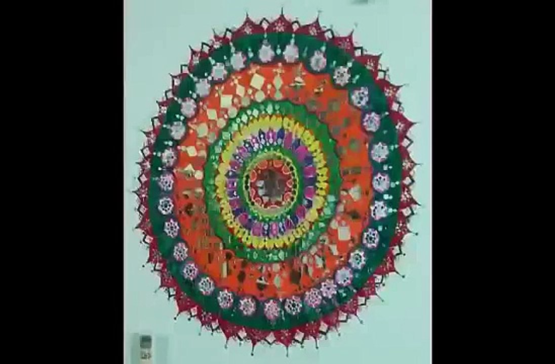 Wall Decor  - From Scratch to Complete Creation of Wall Decor with Mirror Work