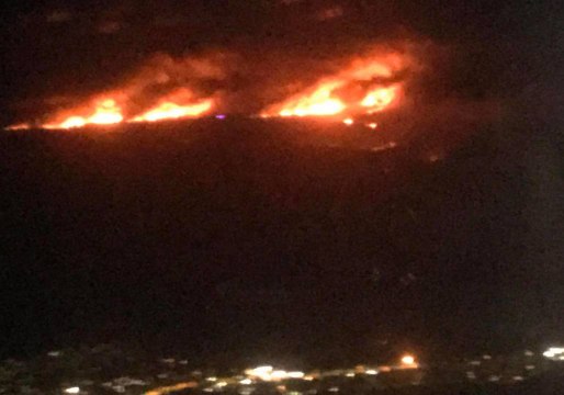 Aerial Footage Shows Bushfires Burning at Royal National Park