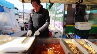 KOREAN STREET FOOD Tour in PyeongChang, Korea - RARE STREET FOOD in KOREA + BEST PLUMP Dumplings!!