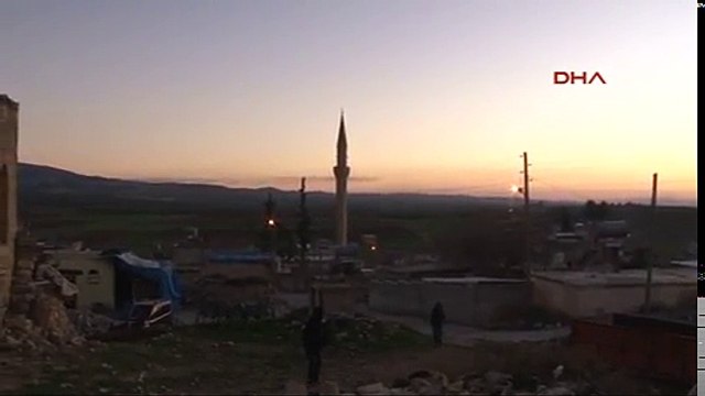 Kilis - Azez - savas ucaklarnn Afrindeki hedefleri bombalama anı
