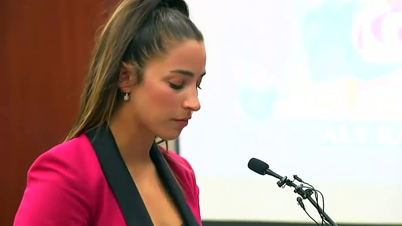 Olympic gymnast Aly Raisman speaks at Larry Nassar sentencing