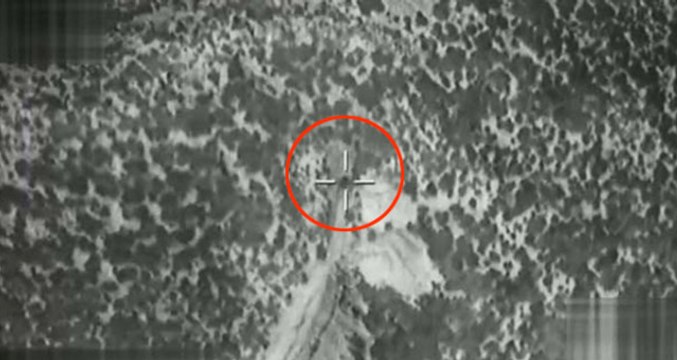 TSK, Paylaştı! YPG'li Teröristlerin Afrin'deki Mühimmat Deposu Böyle Havaya Uçuruldu