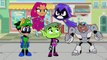 Teen Titans Go! Color Swap Transforms ✪ Super Mario with Robin Raven Starfire Coloring For Kids
