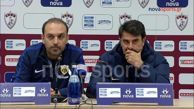 18η ΑΕΛ-ΑΕΚ 0-0 2017-18 Συνέντευξη τύπου-Novasports