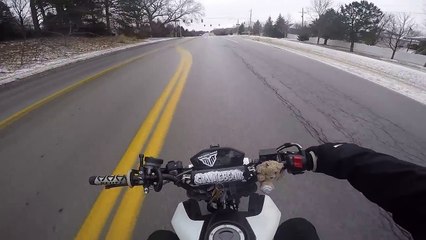 EXACTLY why you should NEVER ride in the snow!