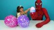 Egg Surprise Challenge Balloons with Spider man and Sweet Baby - Balloons Surprise for Kids Chil