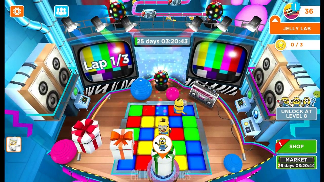 Despicable Me 2 - Minion Rush : Stereo Minion In Special Mission - Back to the 80s !