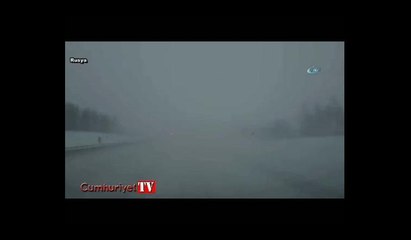 Buzlanma ve sis zincirleme kazaya yol açtı