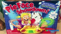 PIE FACE SHOWDOWN CHALLENGE NEW Whipped Cream in the face Family Fun game for Kids Egg Surprise Toys