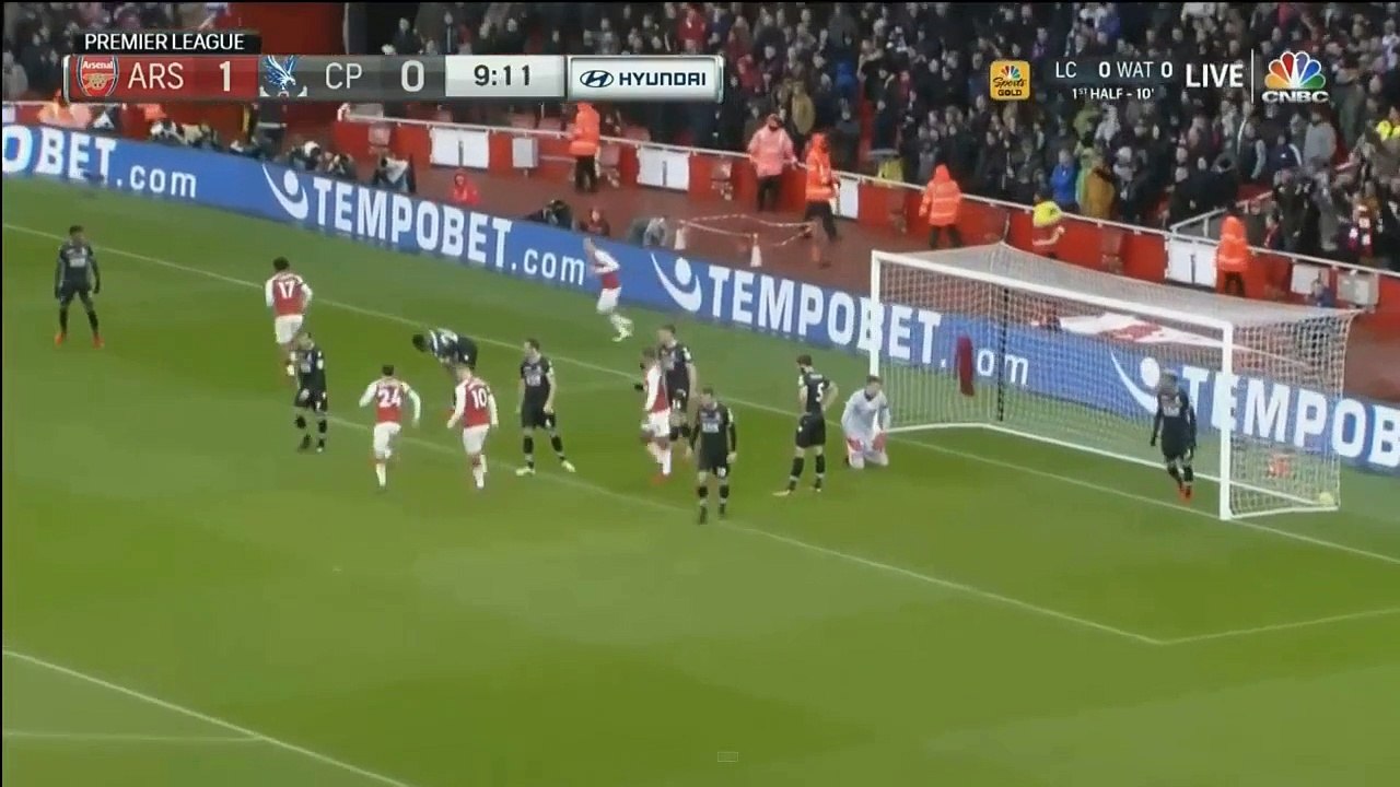 اهداف مباراة ارسناااال وكرستيال بالس 4-1 I انتفاضة ارسنااال وارسين فينغير قبل الرحيل