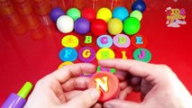 Clay Doh Alphabet ABC Circle Playdoh Nursery ABCD English Play Doh Animals ABCDE Colors Infants Kids