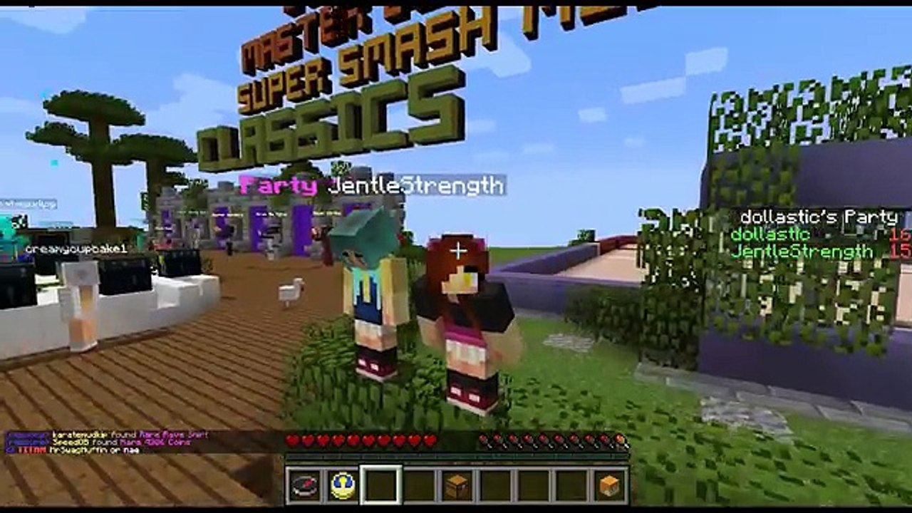 Dragons with Jenny Staying ALIVE!! Mineplex Minigame