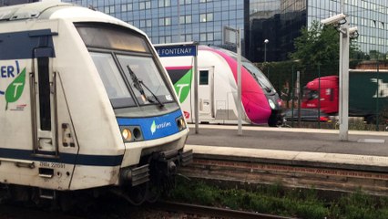 Z 22500 ( MI 2N ) et Z 50000 ( Francilien ) - RER E - Val-de-Fontenay