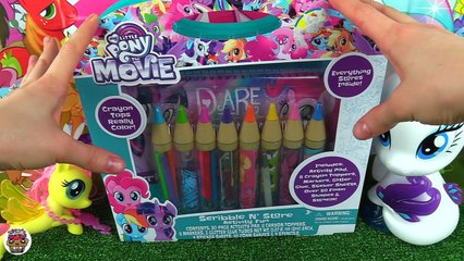 My Little Pony The Movie 2017 "Scribblen Store Activity" Coloring Book Crafts Sea ponies MLP To
