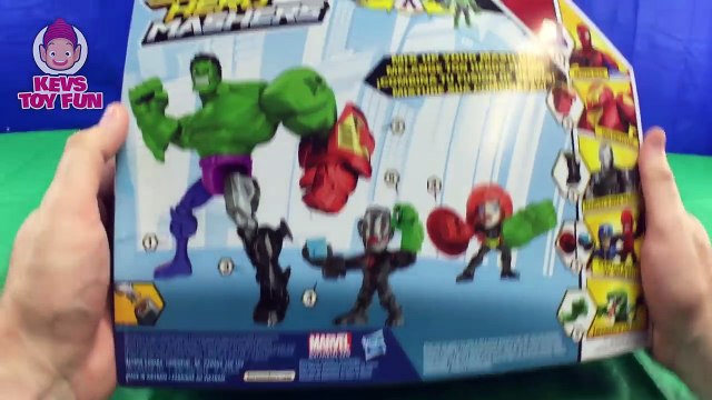 Hulk Smash Force Figure Set & Hulkbuster Fury Force Figure Set Marvel Super Hero Mashers Toy Video