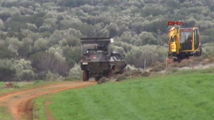 Hatay-Hassa'dan Afrin Sınırına Tanklar Gitti