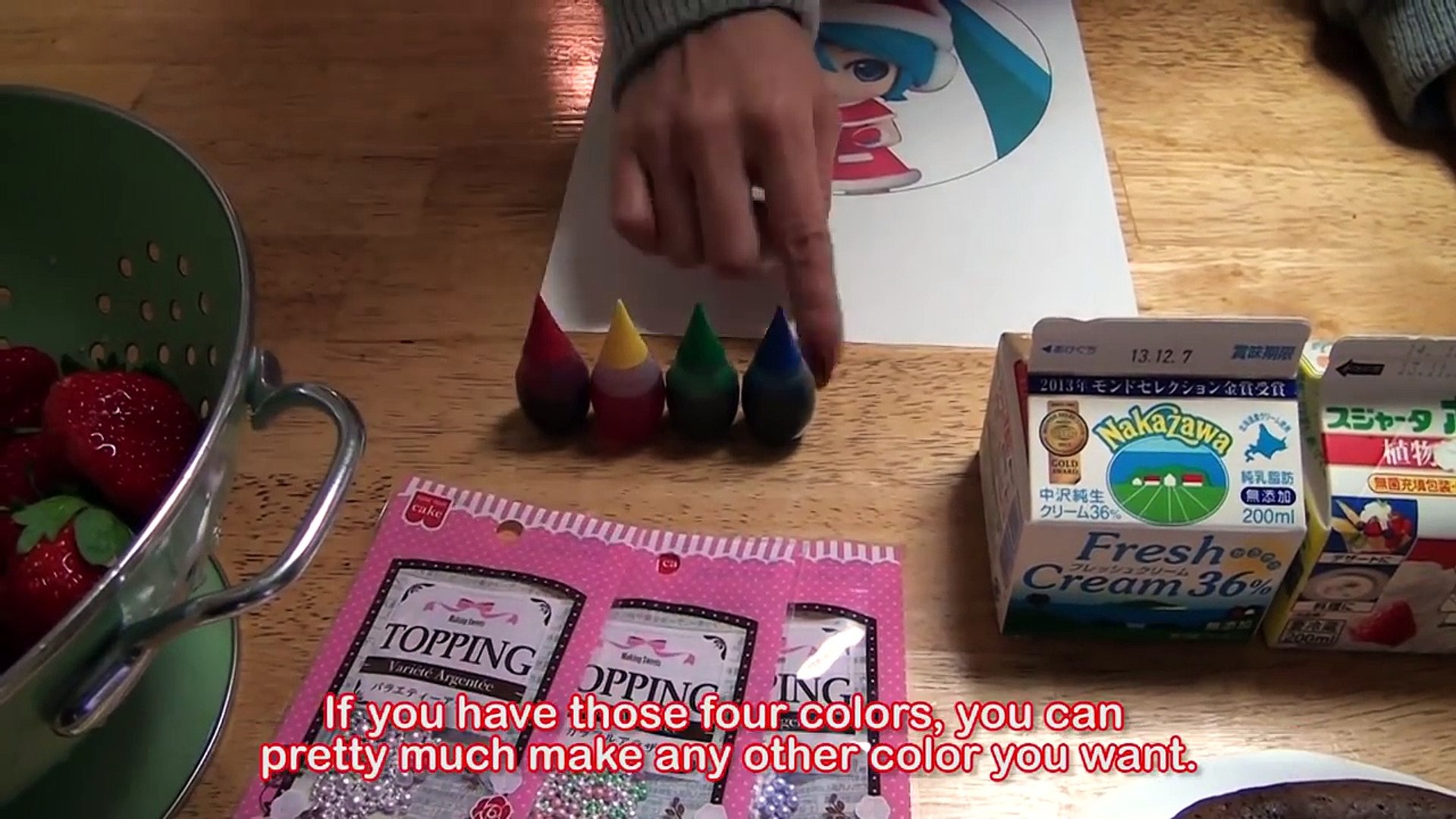 Hatsune Miku Christmas Cake Recipe 初音ミクのクリスマスケーキのレシピ 初音未來主題聖誕蛋糕的制作教程 Video Dailymotion